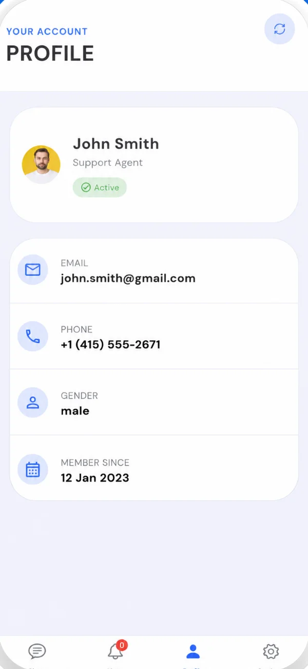 Keep your agent profile up to date